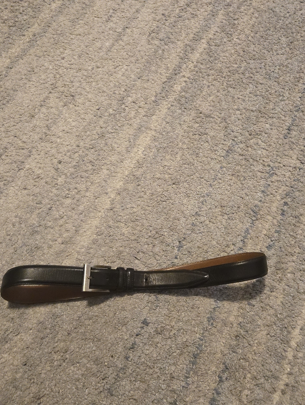 Allen Edmonds Men's Brown Calfskin Leather Dress Belt Size 42 Made in USA